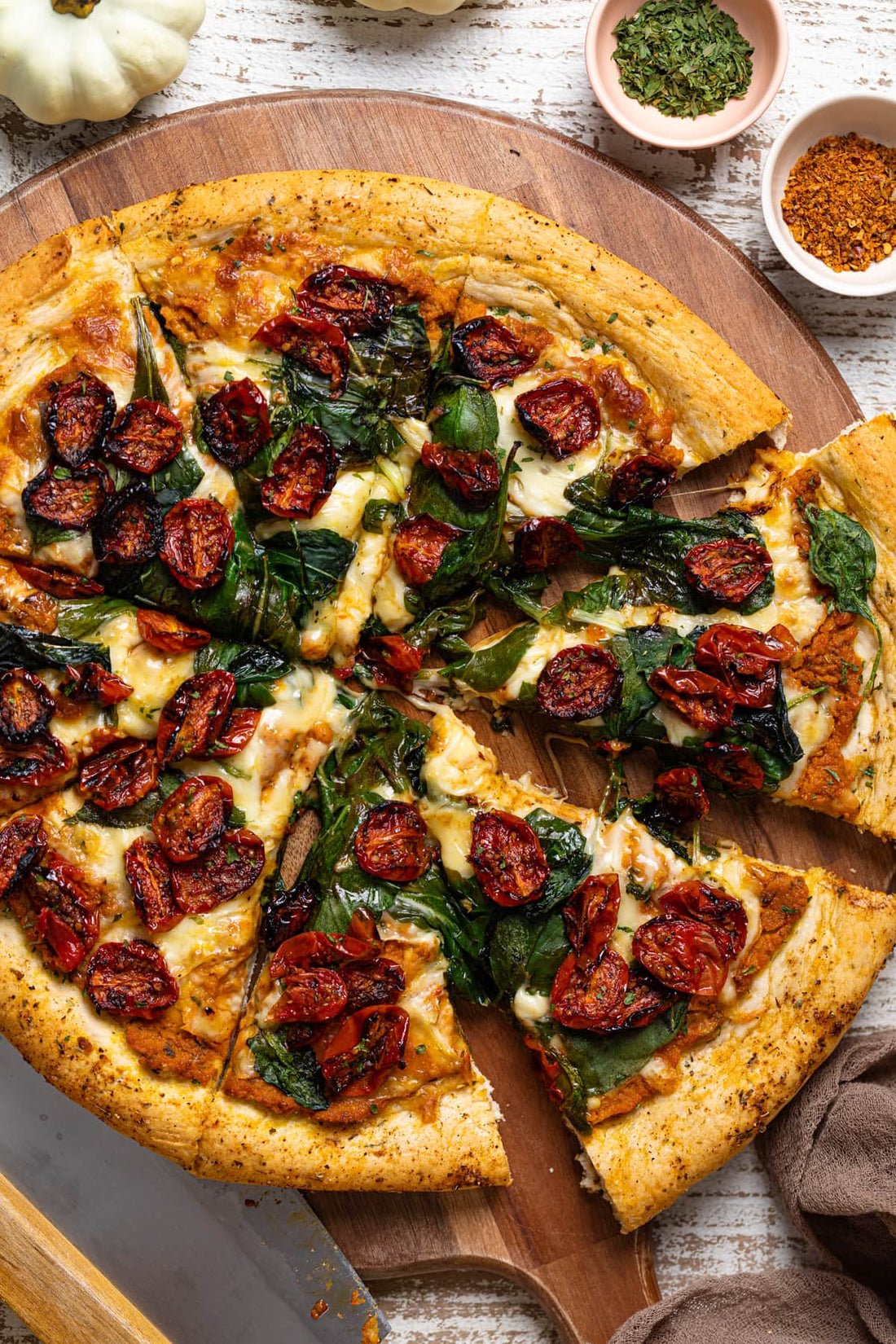Pizza (Gourmet) with Pumpkin Seed Oil