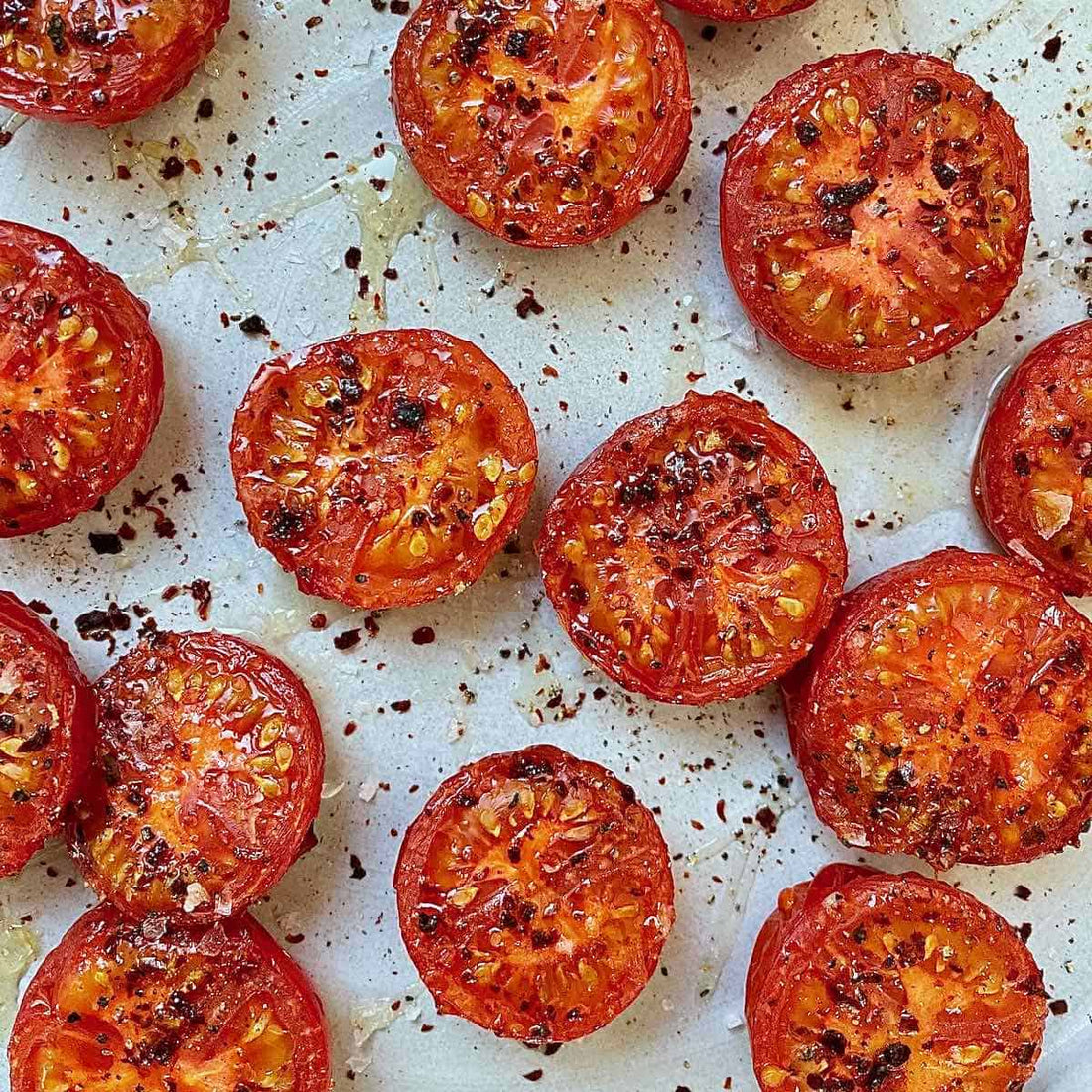 Baklouti Green Chili Broiled Tomatoes