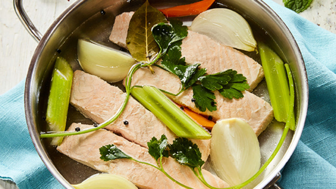Prosciutto Poached Salmon