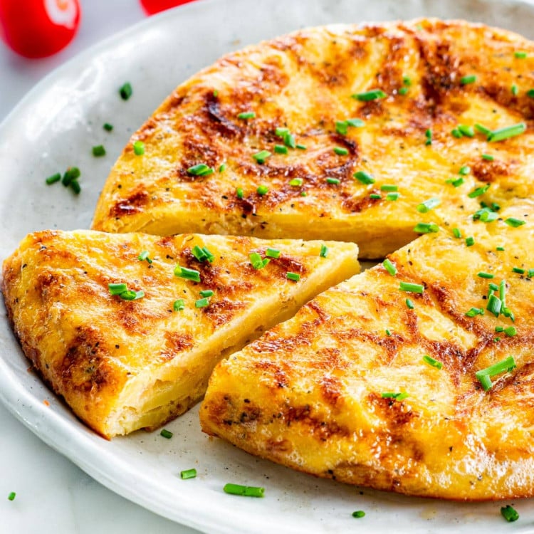 Spanish Tortilla with Caramelized Onions, Thyme & Koroneiki Extra Virgin Olive Oil Aioli