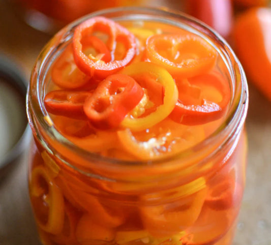 Sweet & Spicy Pickled Italian Peppers