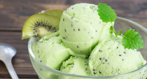Fresh Kiwi & Whole Fruit Lemon Extra Virgin Olive Oil Sorbet Ingredients