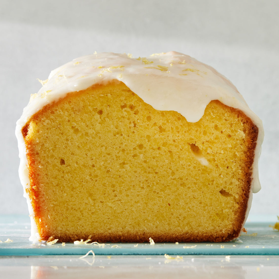 Lemon Olive Oil Pound Cake with Lemon Glaze
