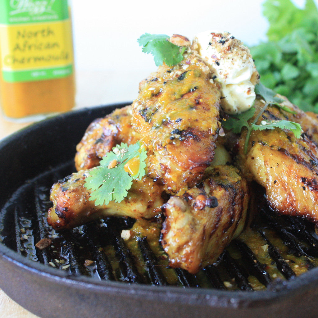 Chermoula Marinated BBQ Wings