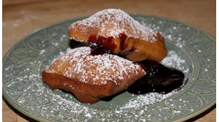 French Beignets With Aged Blackberry-Ginger Balsamic Reduction