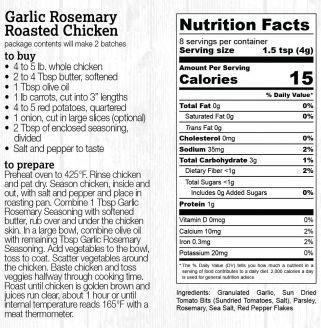 Garlic Rosemary Roasted Chicken