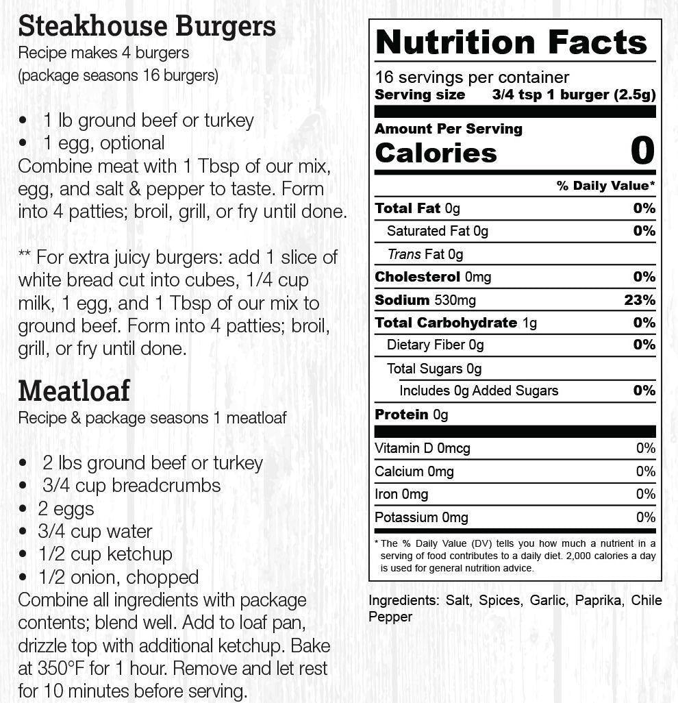 Steakhouse Burger