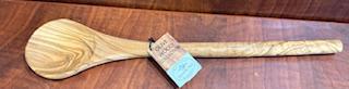 Olive Wood Round Spoon 12"
