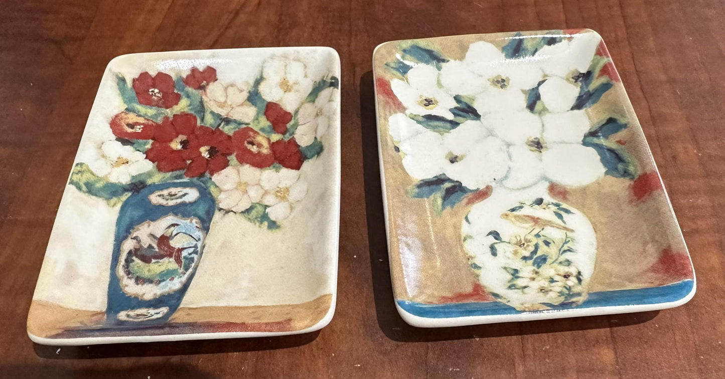 Floral Rectangular Dish