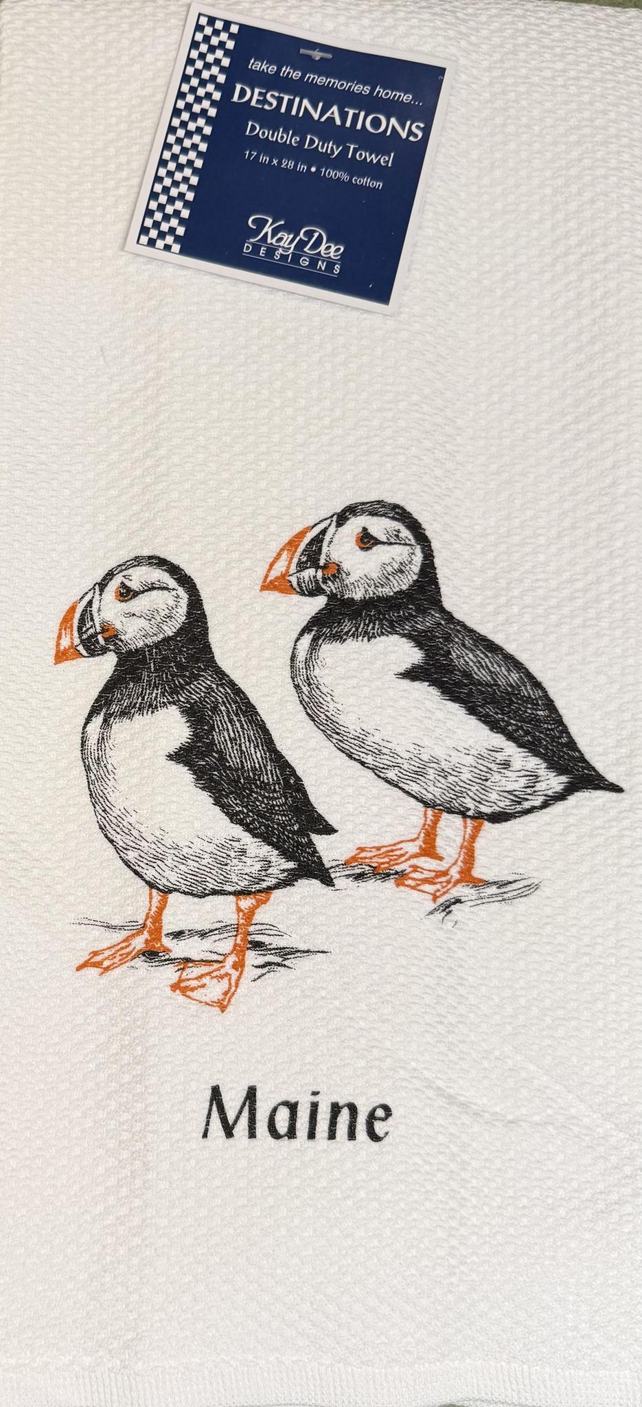 Puffin- Maine Towel