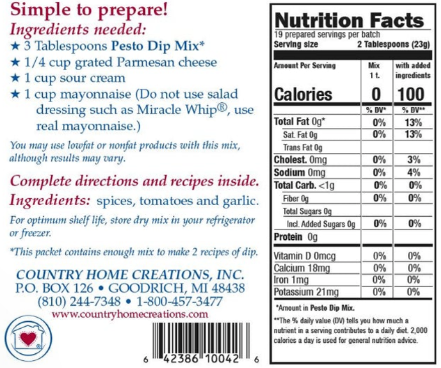 Pesto Dip Mix