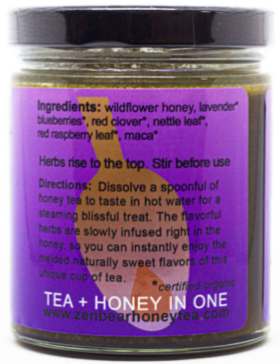 Organic Blue Moon Zen Bear Honey Tea
