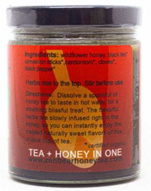 Zen Bear Organic Qi Chai Honey Tea