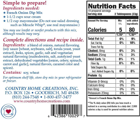 French Onion Dip Mix