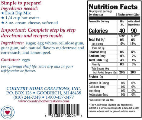 Fruit Dip Mix