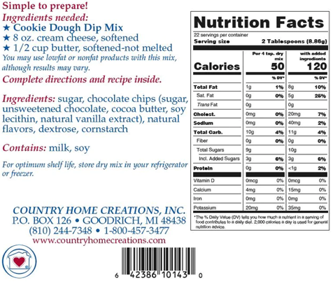Cookie Dough Dip Mix