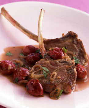 Lamb Chops, Grilled Marinated in Lemon, Garlic, Oregano & White Balsamic Vinegar