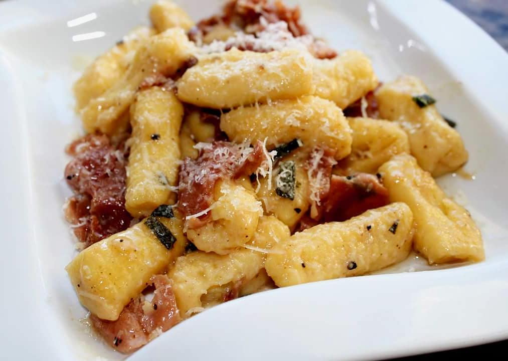 Pasta with Mushroom-Sage Olive Oil Fried Sage Leaves and Pecorino