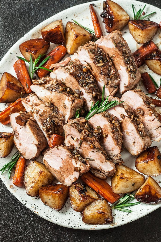 Pork Tenderloin with 7 Seed Crust