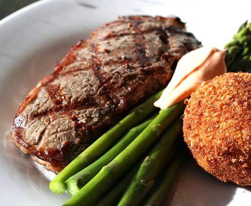 Steak - New York Strip marinated with Smoked Olive Wood Olive Oil