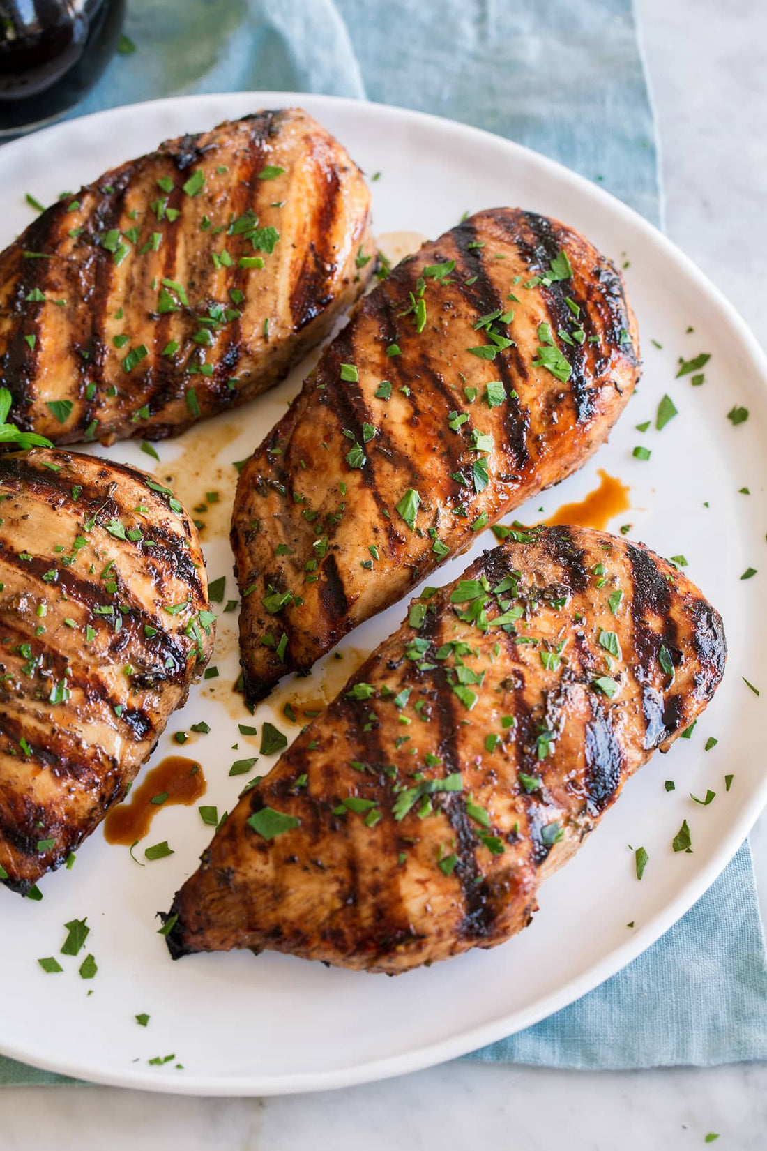 Baked Chicken with Dijon and Balsamic Vinegar