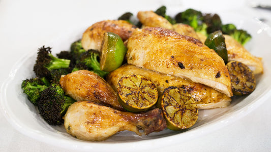 Broccoli in Roast Chicken Drippings