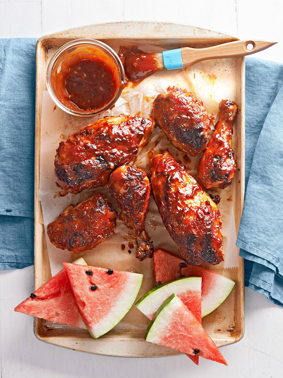 Chicken with Balsamic BBQ Sauce