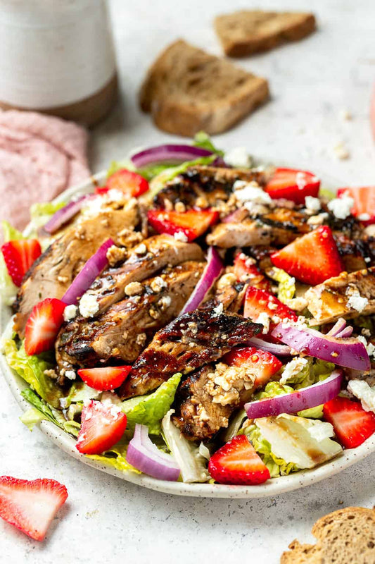 Dark Chocolate Balsamic & Walnut Oil Chicken Breast Salad
