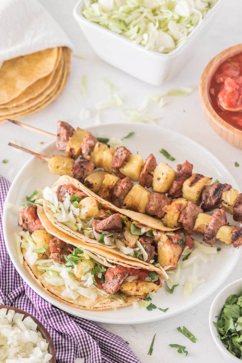 Grilled Pork with Pineapple Salsa