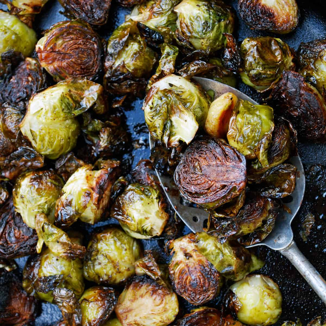 Brussels Sprouts - Balsamic Roasted with Garlic
