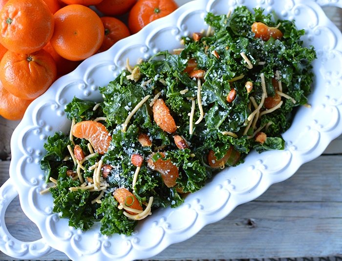 Spinach or Kale Citrus Salad