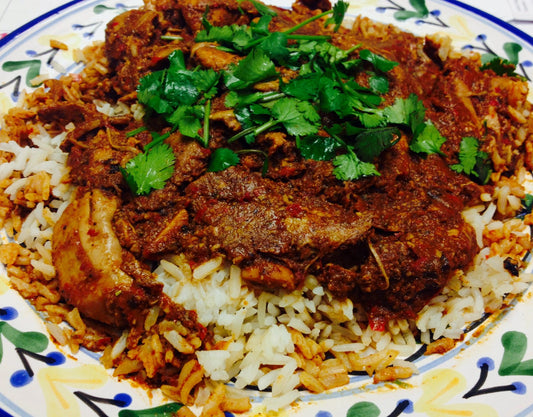 Chicken Mole with Baklouti Agrumato and Chocolate Balsamic - Yes, You Read That Correctly.