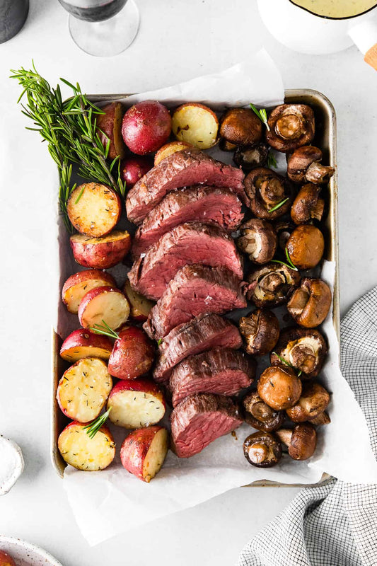 Grilled Beef Tenderloin and Garlic Feast