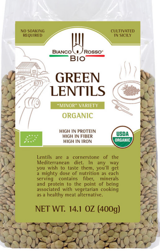 Sicilian Green Lentils Organic