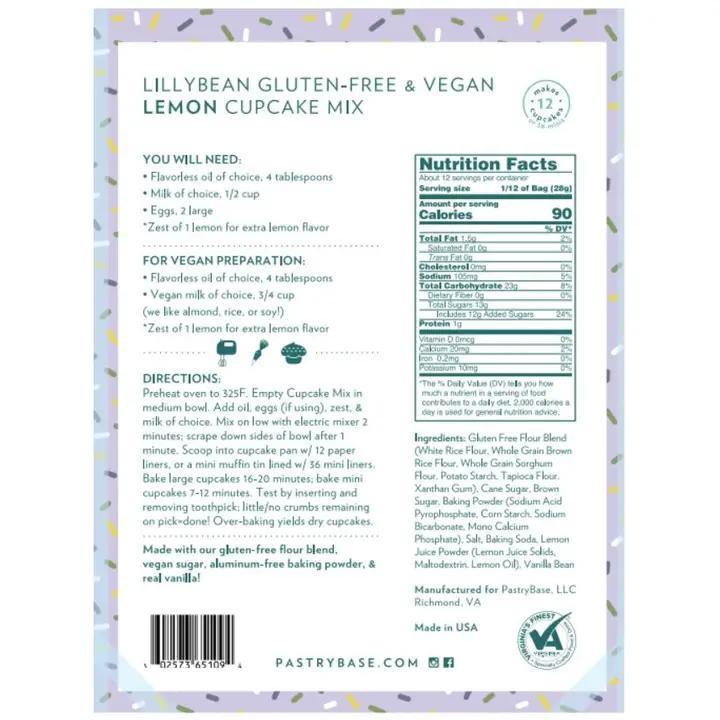 Lemon Cake & Cupcake Mix (Vegan)