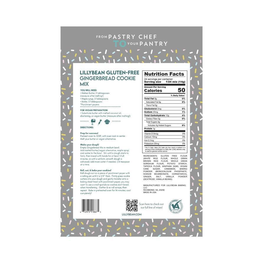 Gingerbread Cookie Mix (Gluten-Free / Vegan / Top 9 Free)