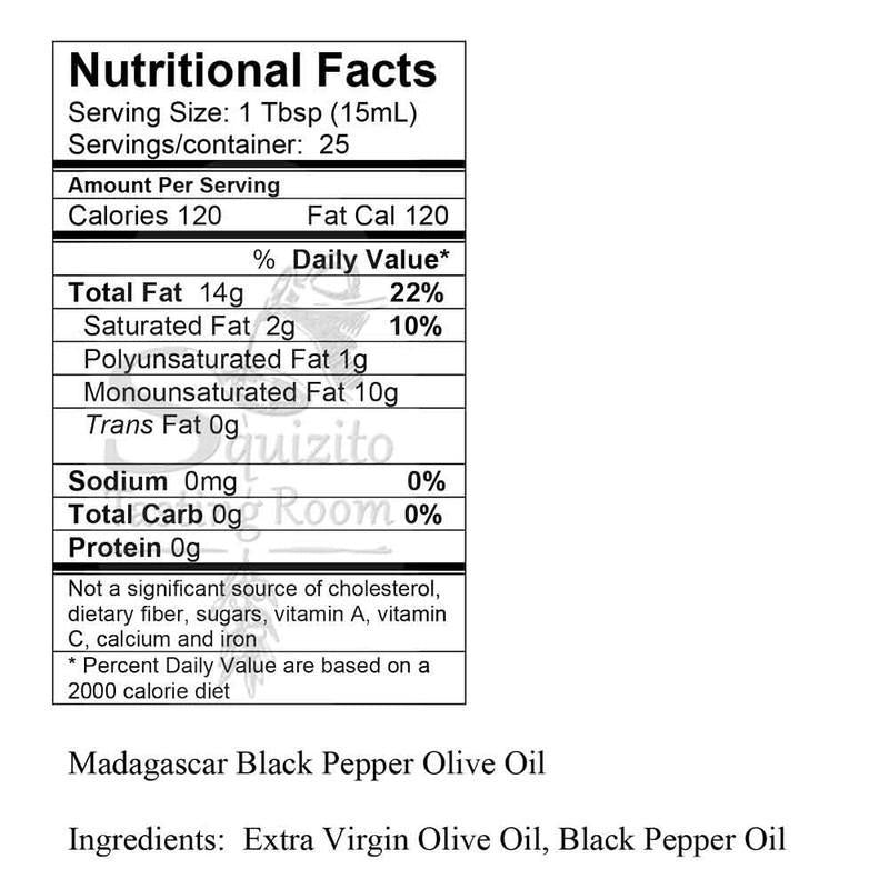 Madagascar Black Pepper-Infused Oil