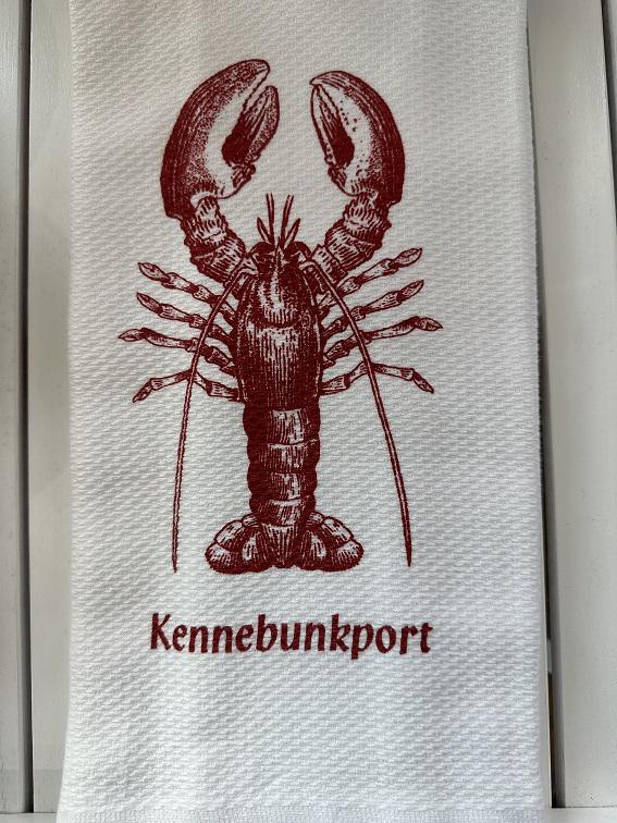 Kennebunkport Lobster Destination Souvenir Towel