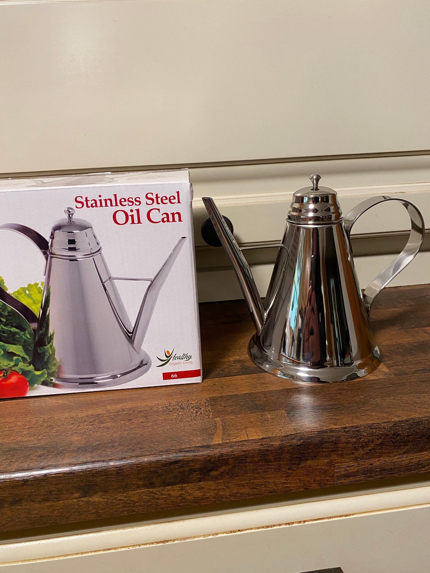 Stainless Steel Oil Can, 2 cup