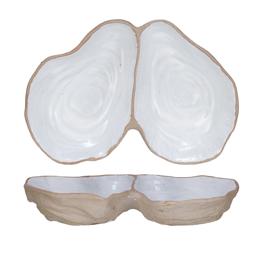 Stoneware Oyster Plate