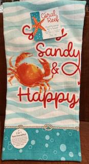 Salty, Sandy & Happy Crab