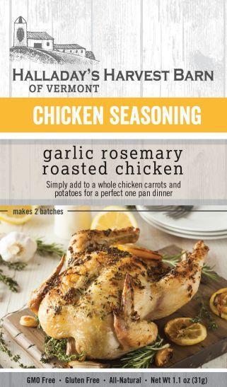 Garlic Rosemary Roasted Chicken