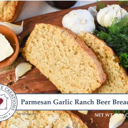 Parmesan Garlic Ranch Beer Bread