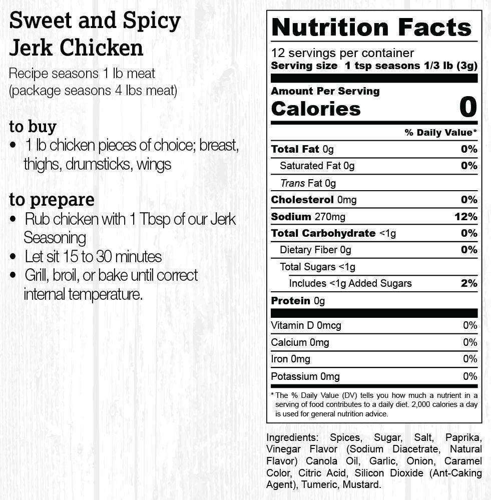 Sweet & Spicy Jerk Chicken Rub