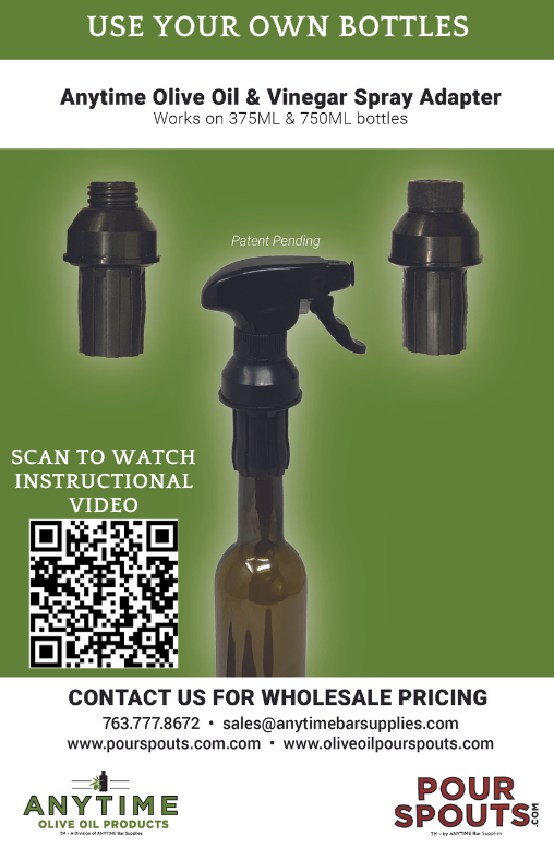 Olive Oil/Balsamic: Spray Adapter Kit, Complete