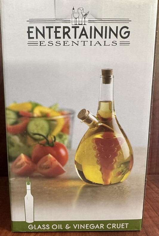 Glass Oil And Vinegar Cruet