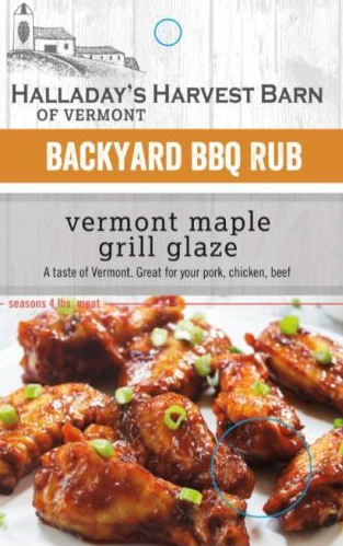Vermont Maple Grill Glaze Rub