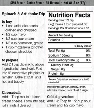 Spinach & Artichoke