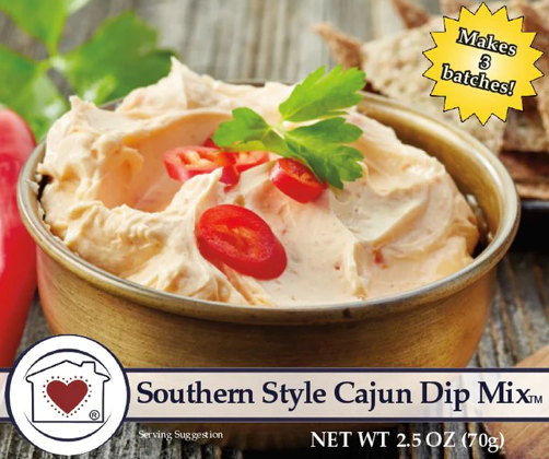 Southern Style Cajun Dip Mix