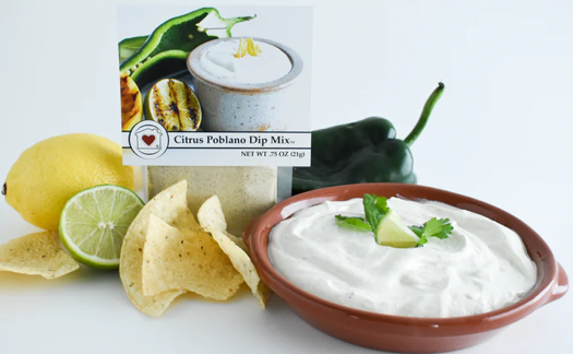 Citrus Poblano Dip Mix